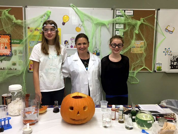 Mrs. Edwards with SHCC Students